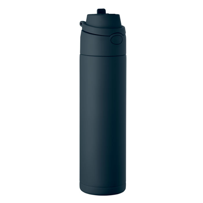 Gourde à personnaliser simple paroi 650 ml Toien One Bleu marine
